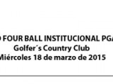2° FOUR BALL INSTITUCIONAL PGA 2015